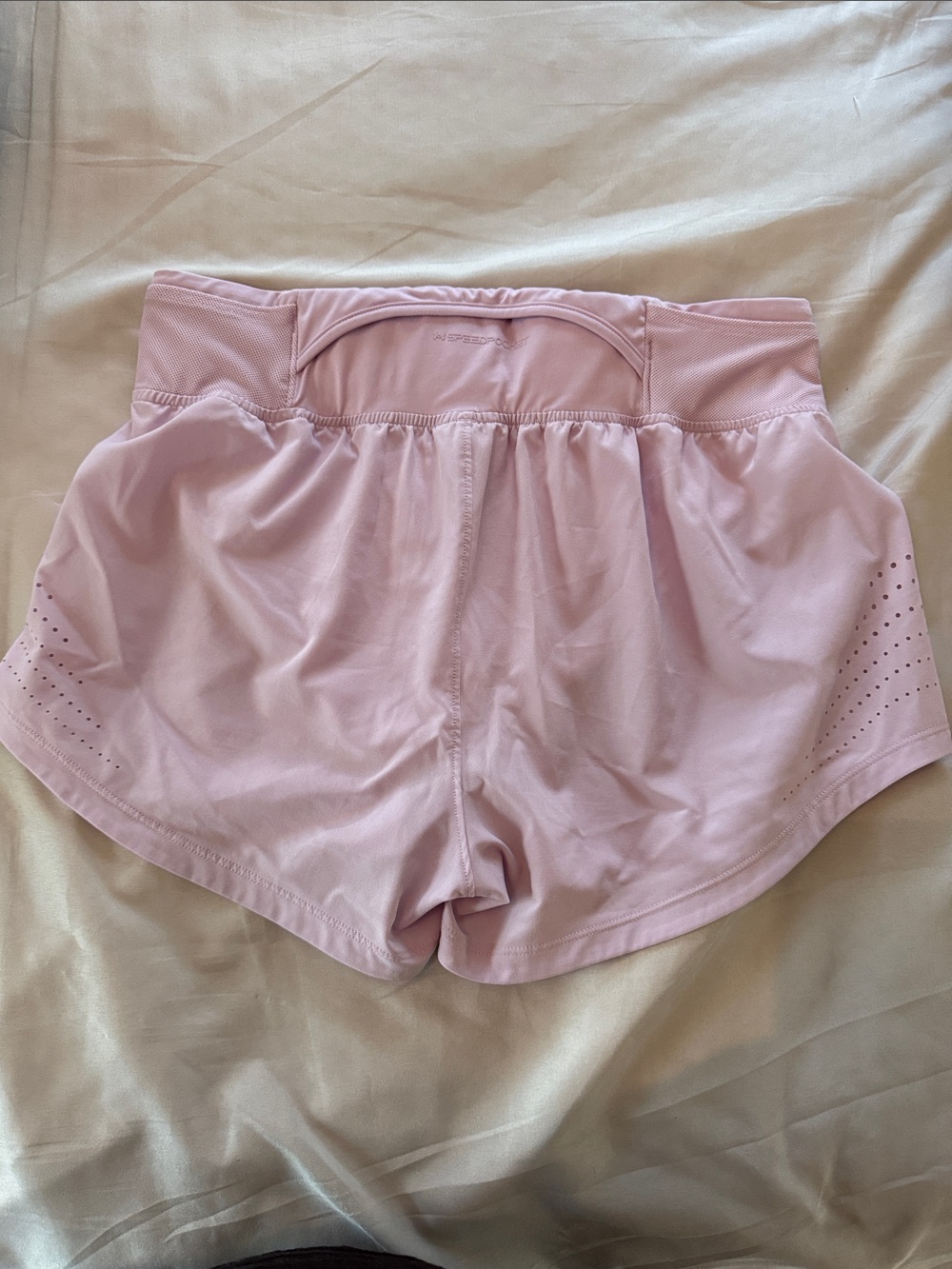 Under Armour Pink Girls Athletic Shorts
